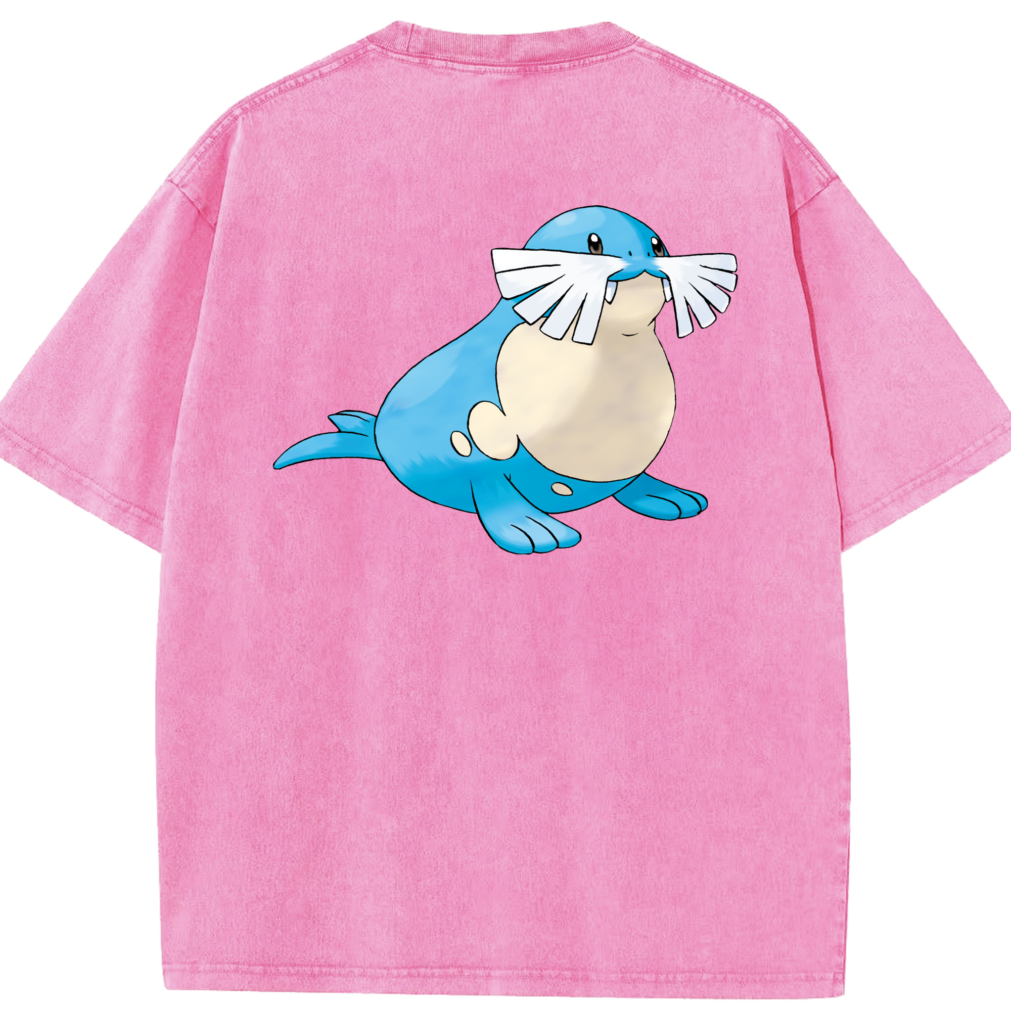 （画像用） ポケットモンスター Pokémon 綿100% ヴィンテージ風 半袖Tシャツ（背面プリント）